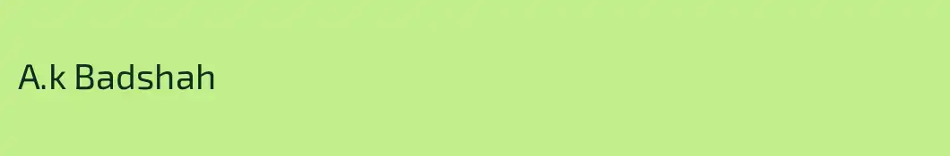 A.k Badshah